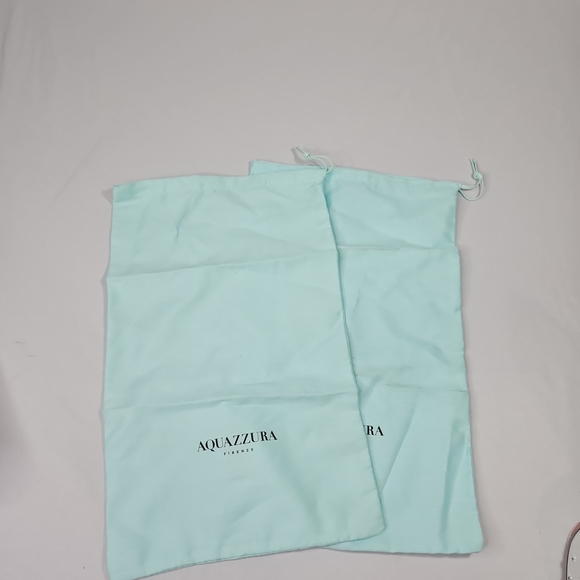 Aquazzura White Stiletto Heels with Studded Embellishments Size 37.5 NWT - Picture 11 of 11